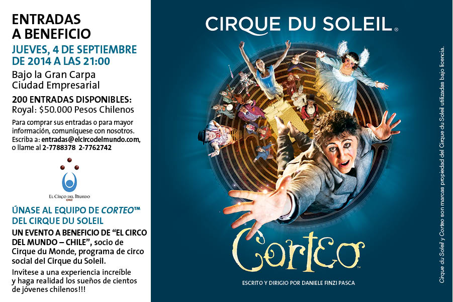 200 tickets a beneficio de Corteo para CDM