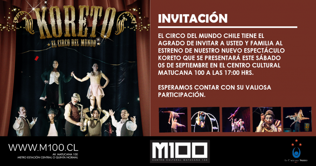 INVITACIÓN KORETO M100