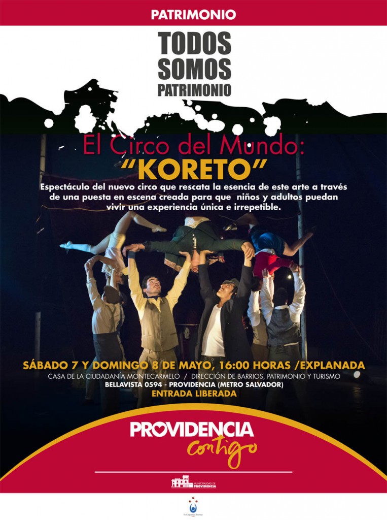 afiche Koreto_Montecarmelo