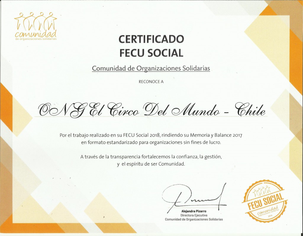 Certificado 2018 por año 2017